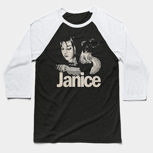 Janice Goodfellas Vintage Baseball T-Shirt by PAPER TYPE